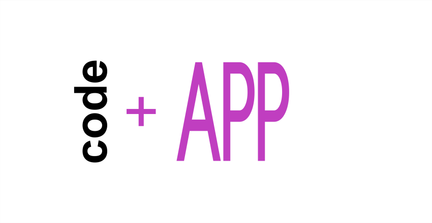 Logo: code and app